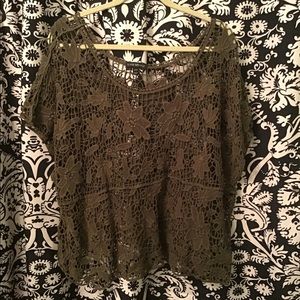 Plus Size Crochet Top